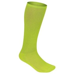 EcoSox Premier Soccer Socks - 2 Pack, Neon Green, Size 5-7